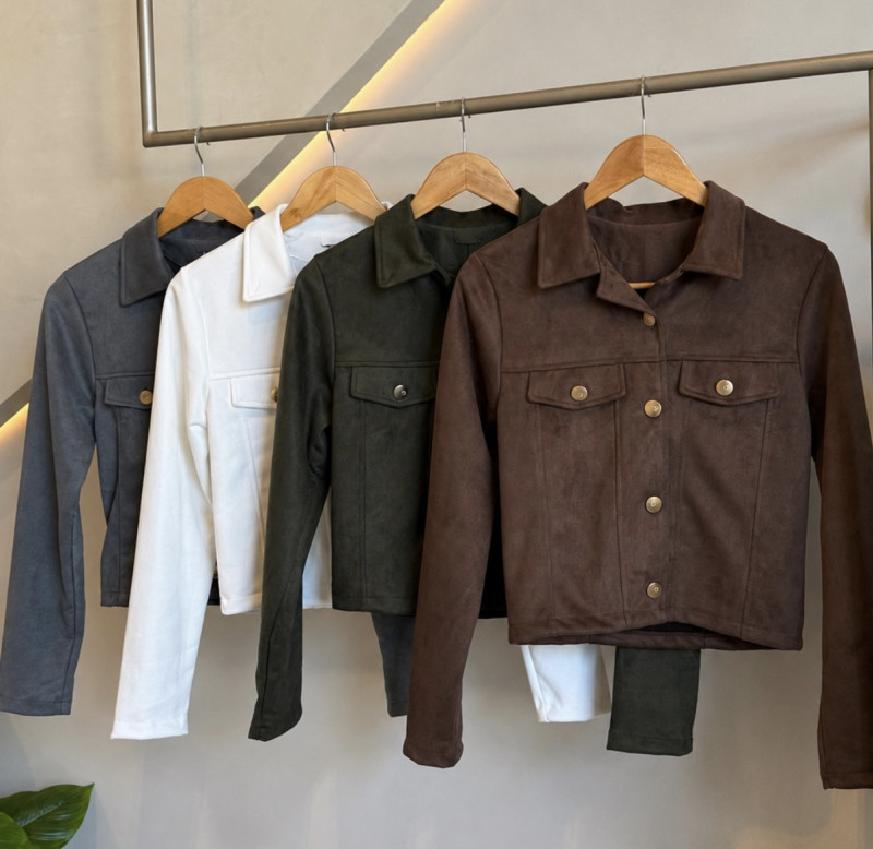 Jaqueta Suede Fer