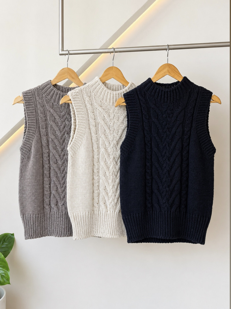 Blusa Colete Tricot Rebeca