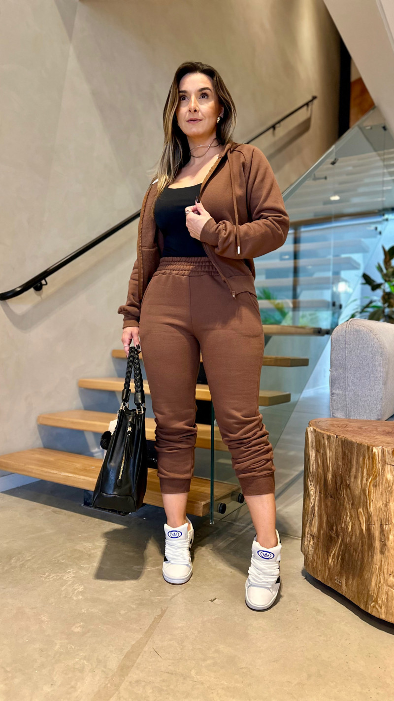 Conjunto Moletom Com Zíper Laura