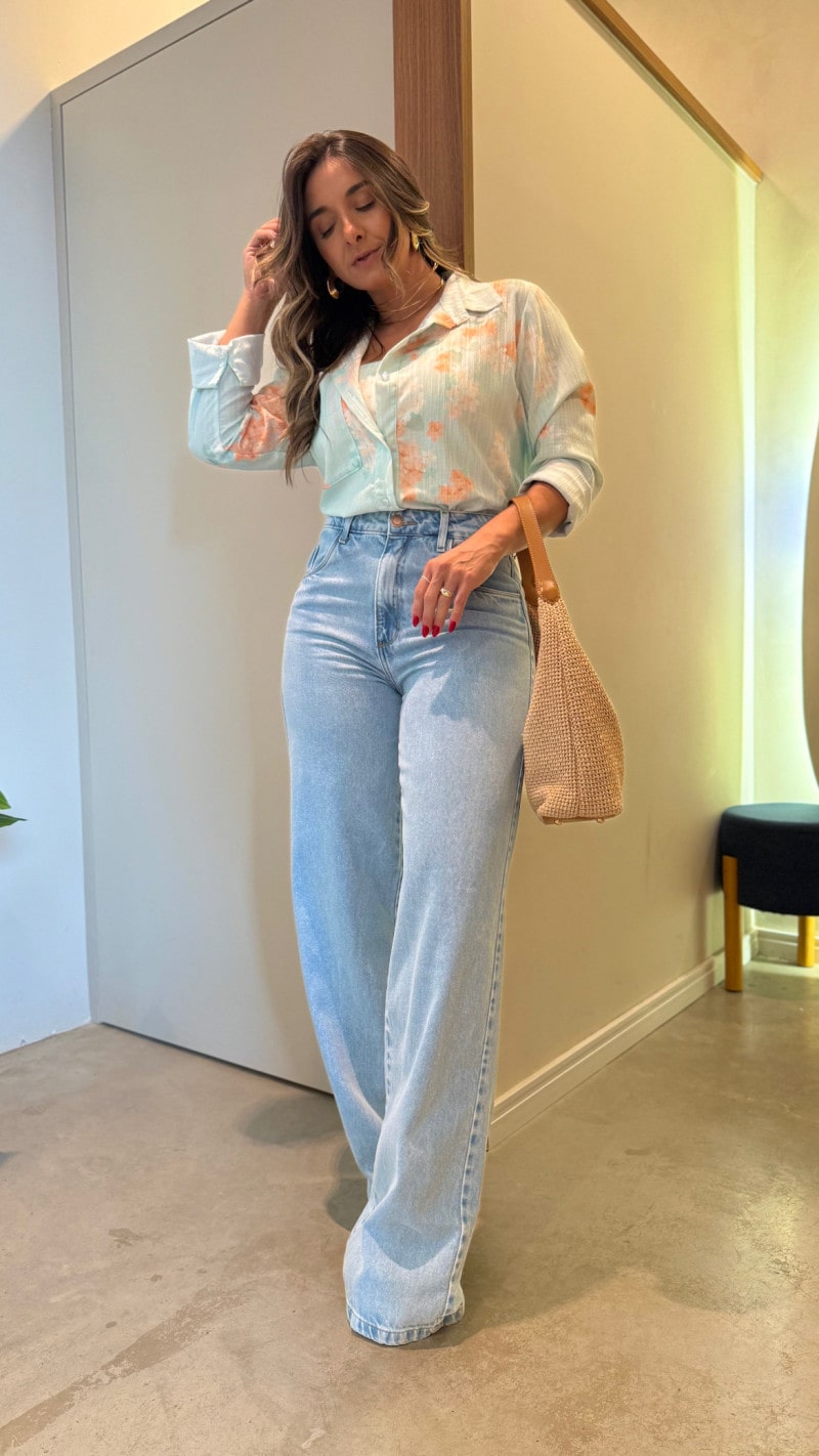 Calça Jeans Reta Cecilia