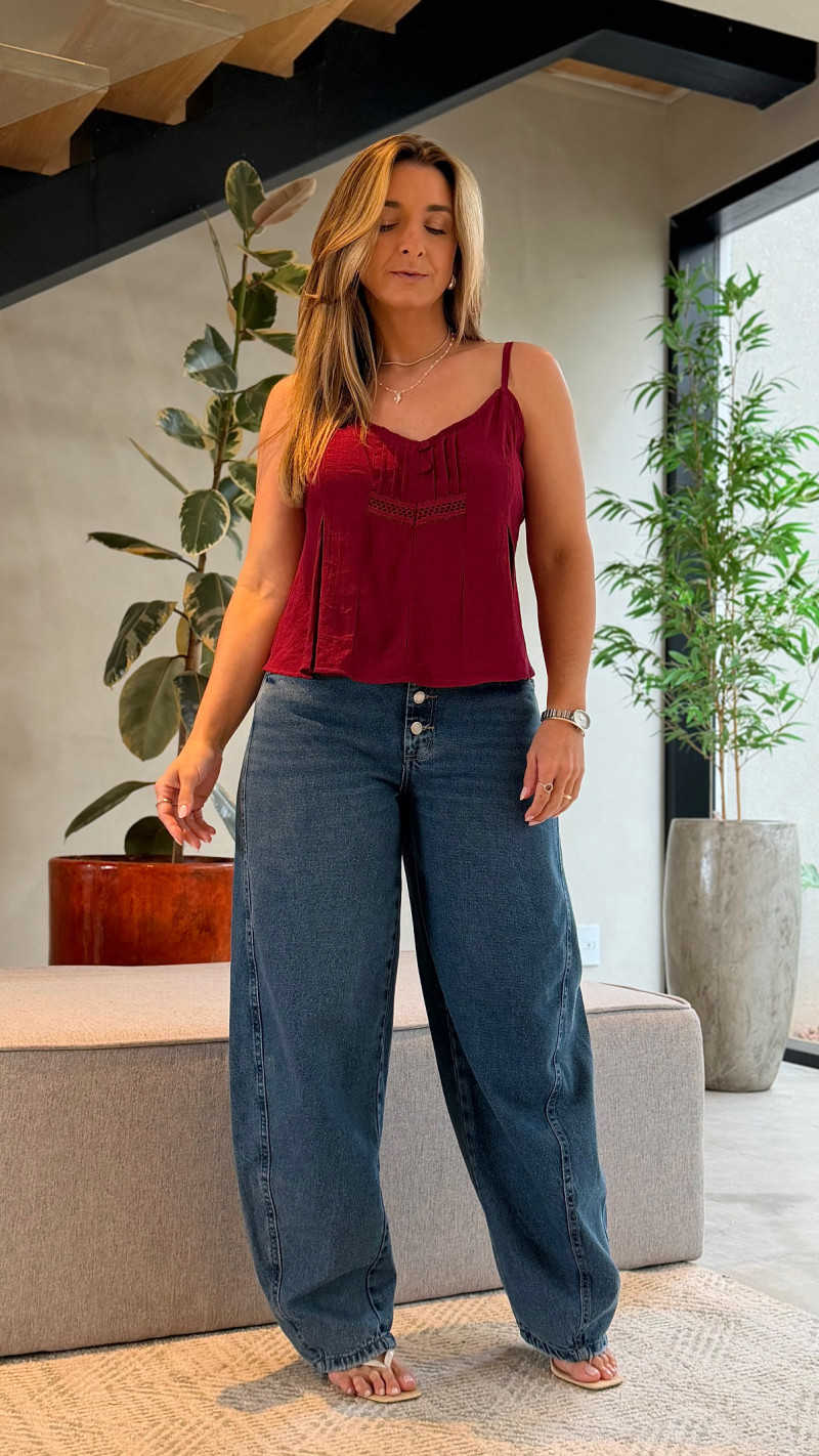 Blusa Alcinha Peplum Kely