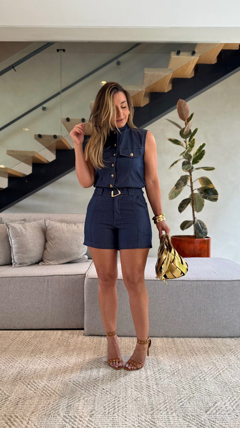 Conjunto Colete E Short Mavie