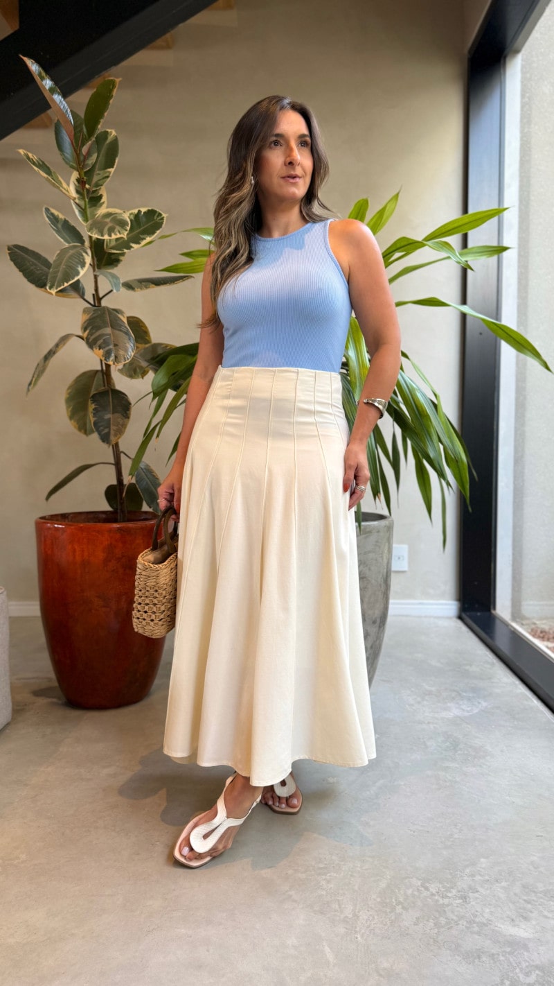 Cropped Canelado Vanessa