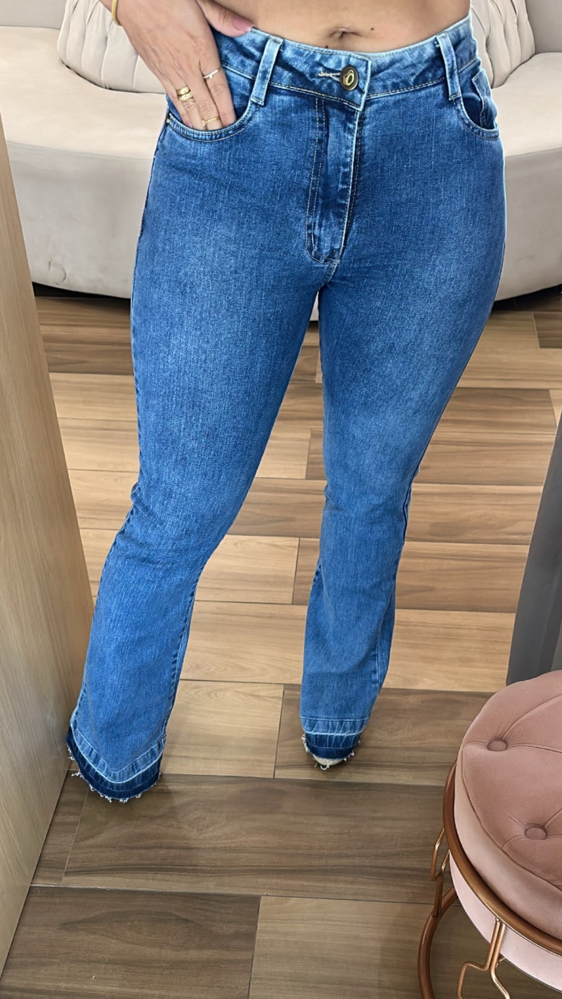 Calça jeans top 42 feminina