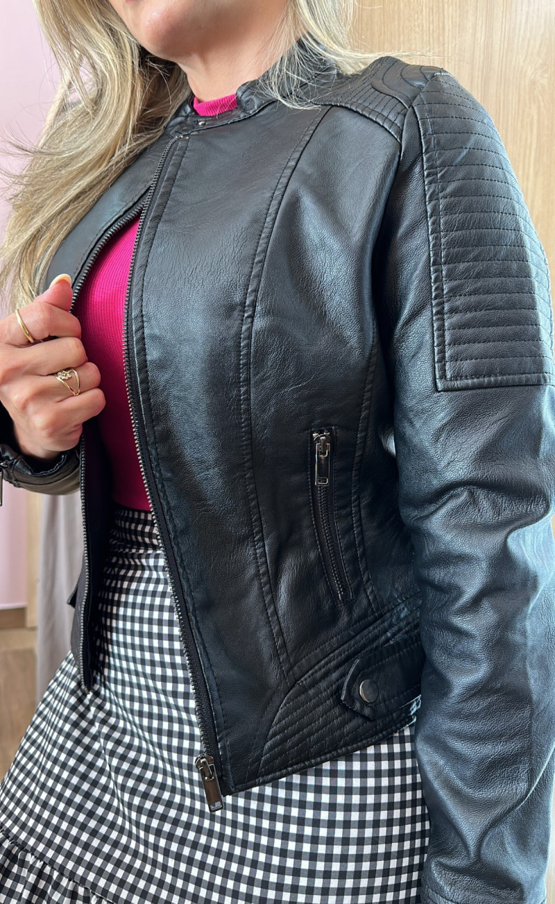 Jaqueta Couro Dina-P