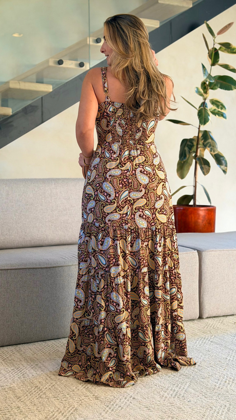 Vestido Longo Alça Simone 