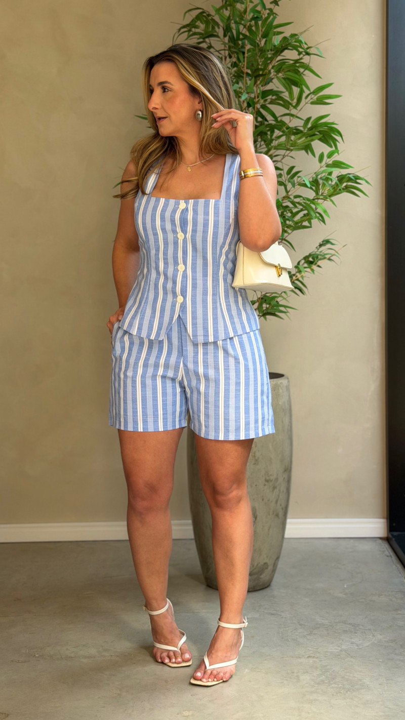 Conjunto Colete E Short Celina 
