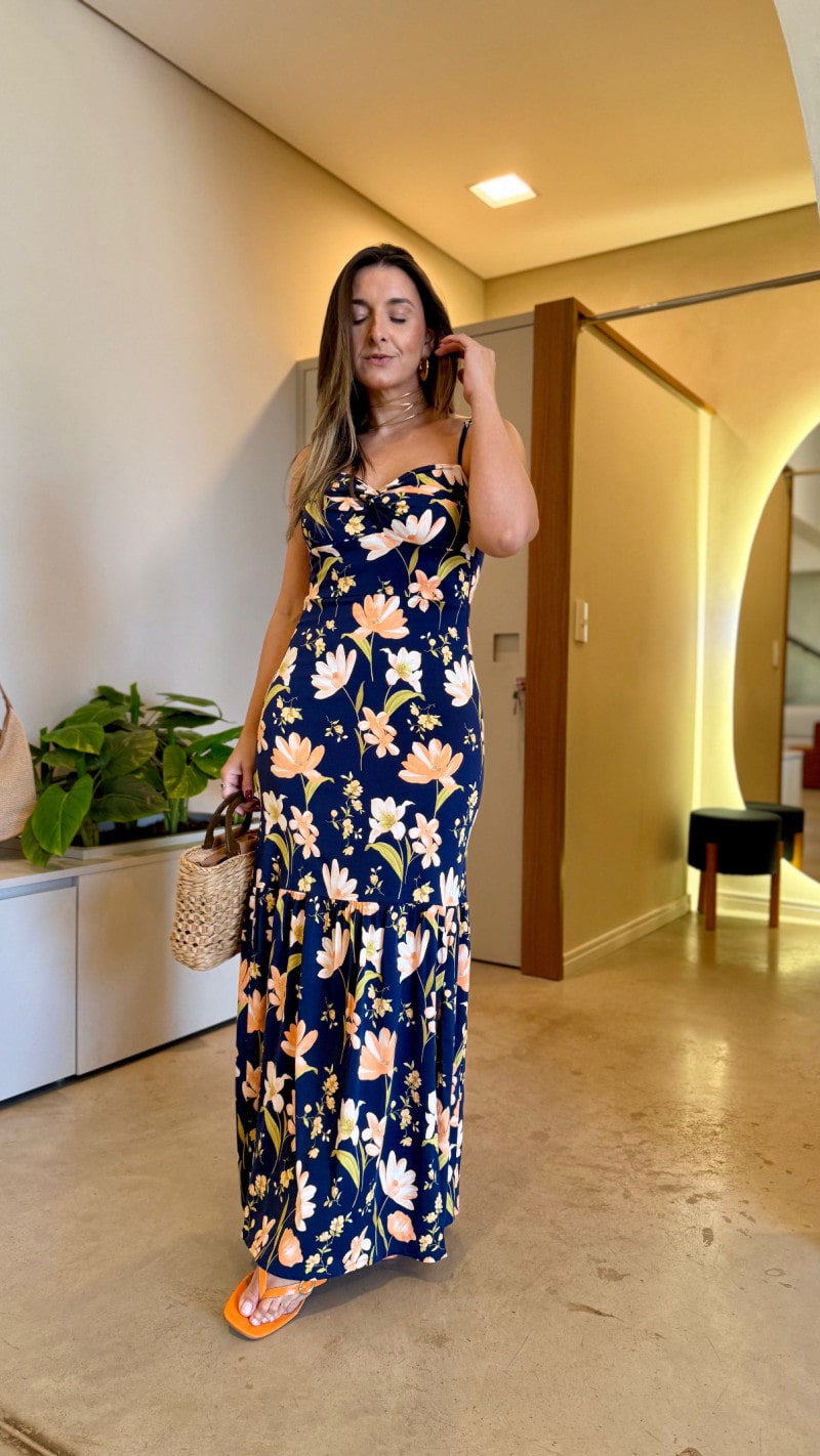 Vestido Longo Alcinha Malu