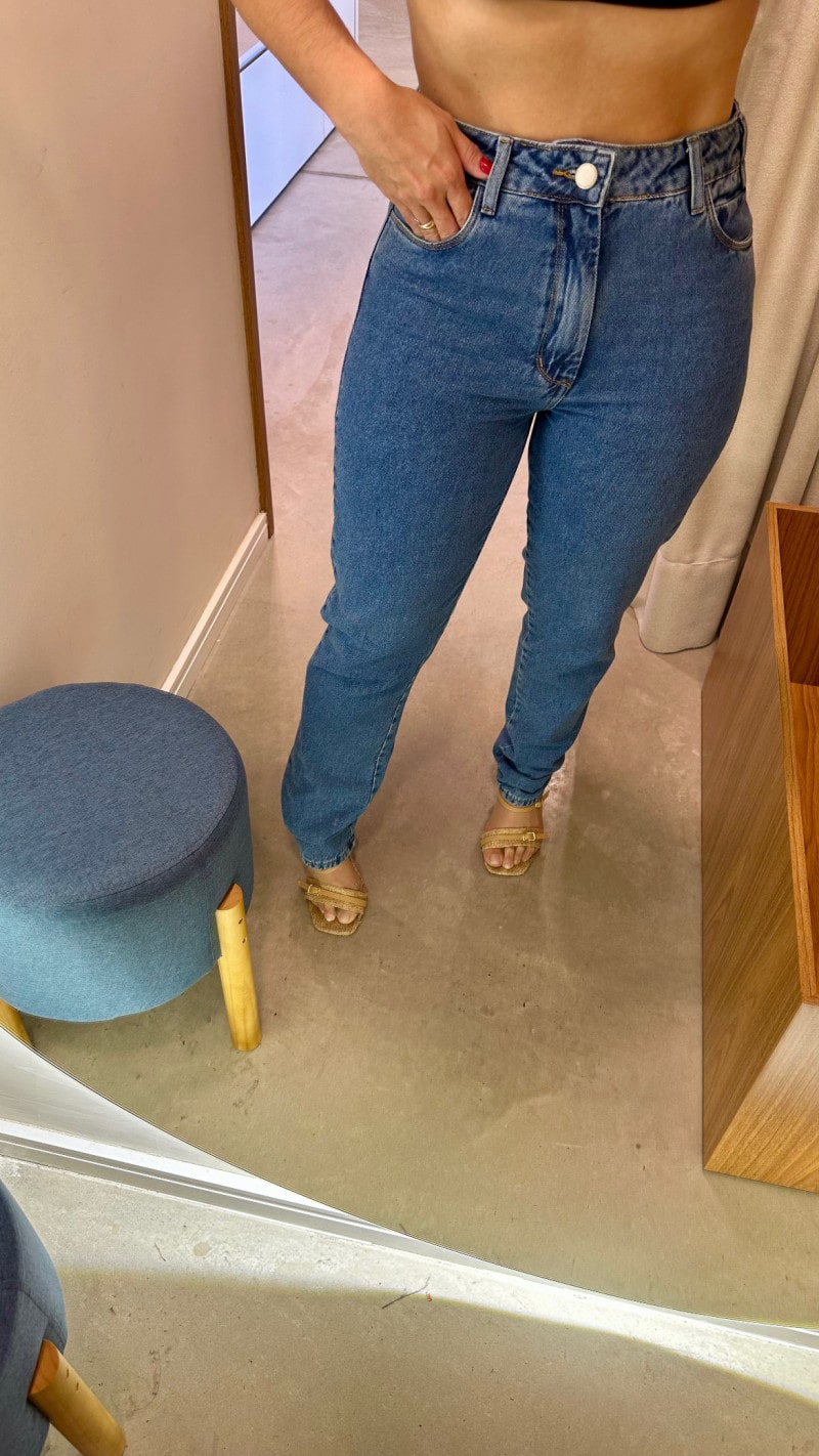 Calça Jeans Mom Valentina