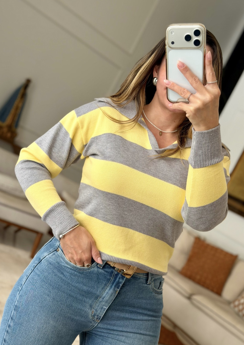 Blusa Tricot Manga Longa Flávia