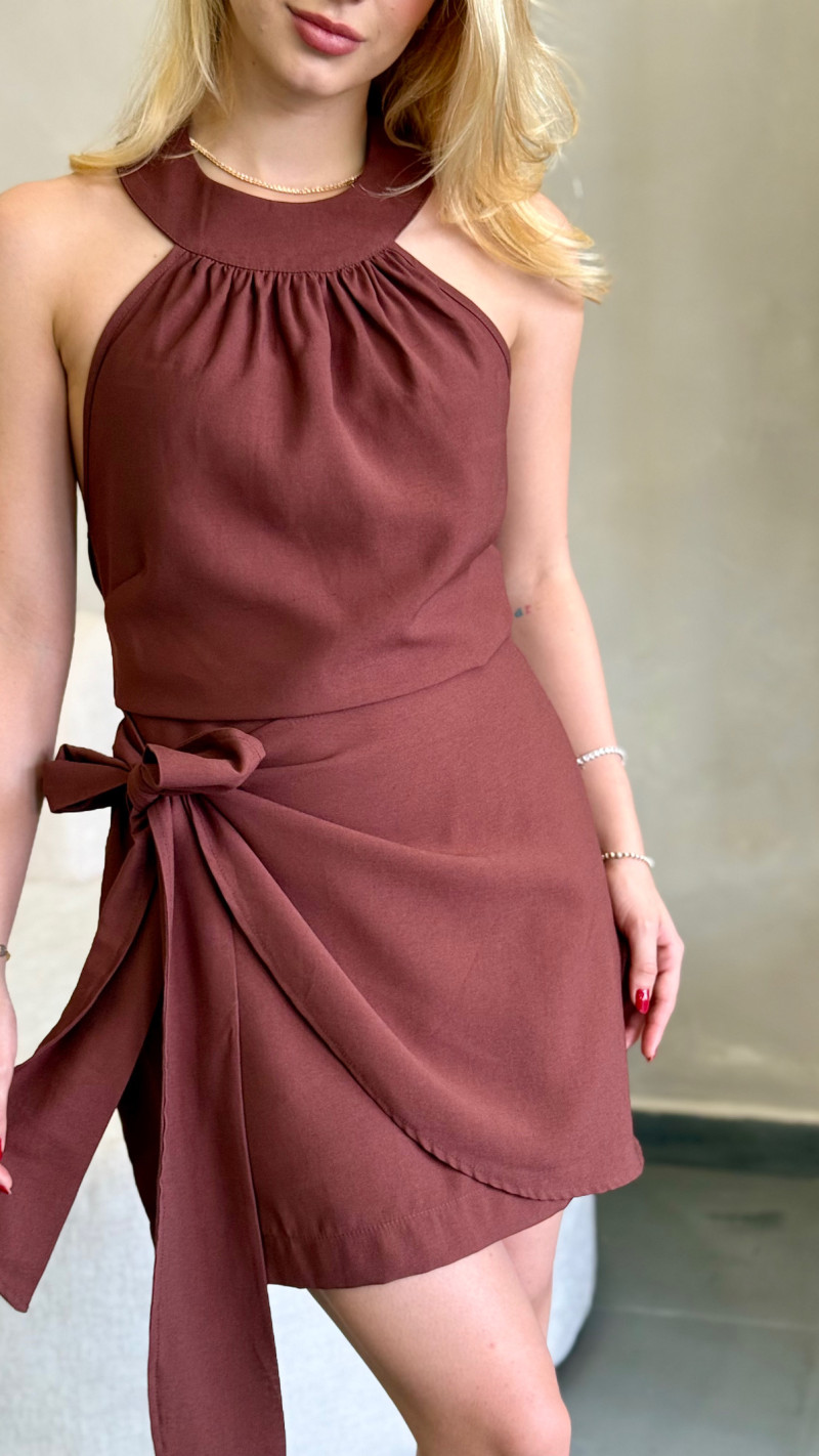 Vestido Curto Frente Única Fernanda