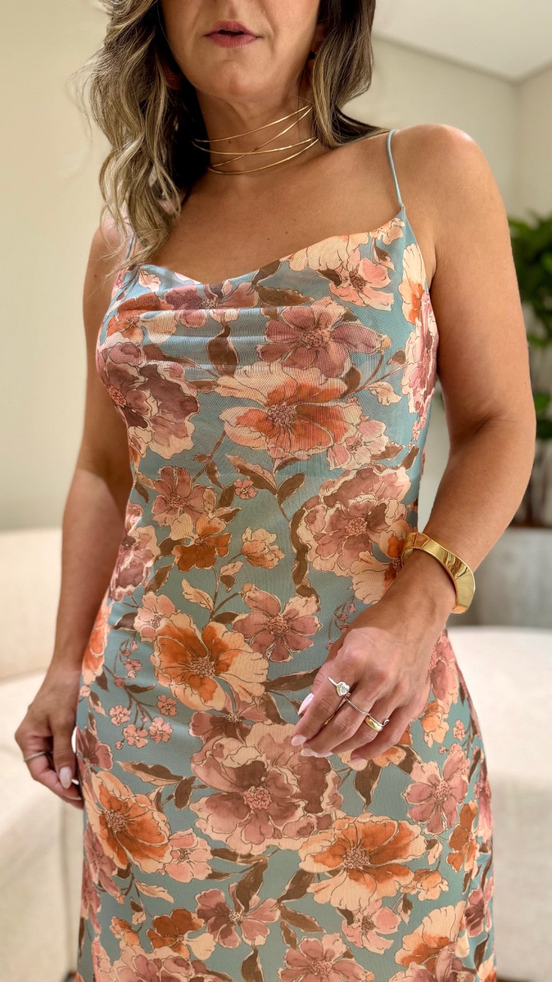 Vestido Longo Tule Camila