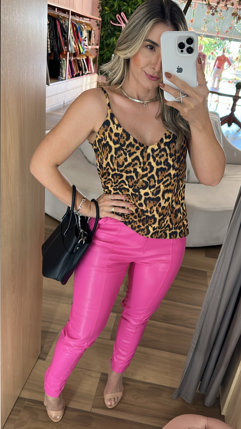 Calça Couro Luna
