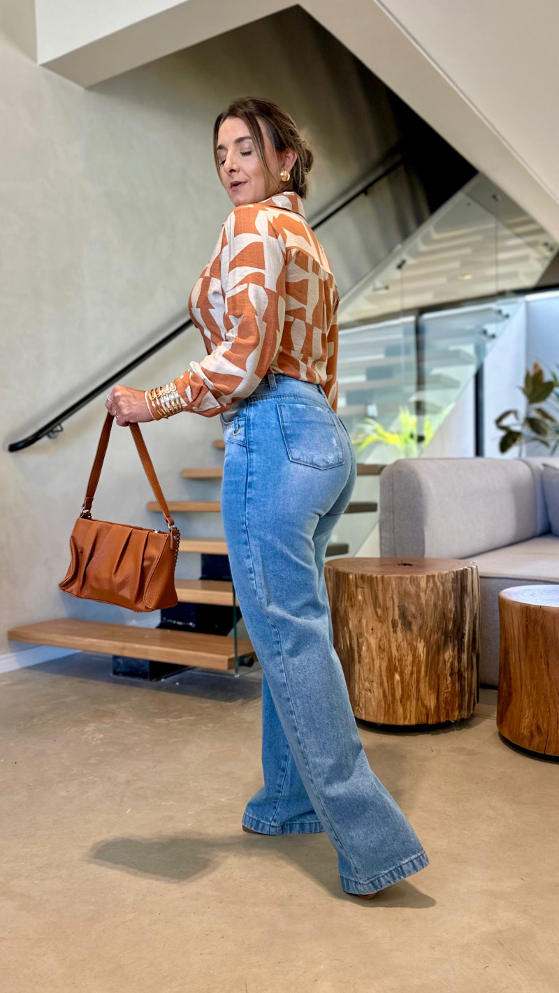 Calça Jeans Reta Lara