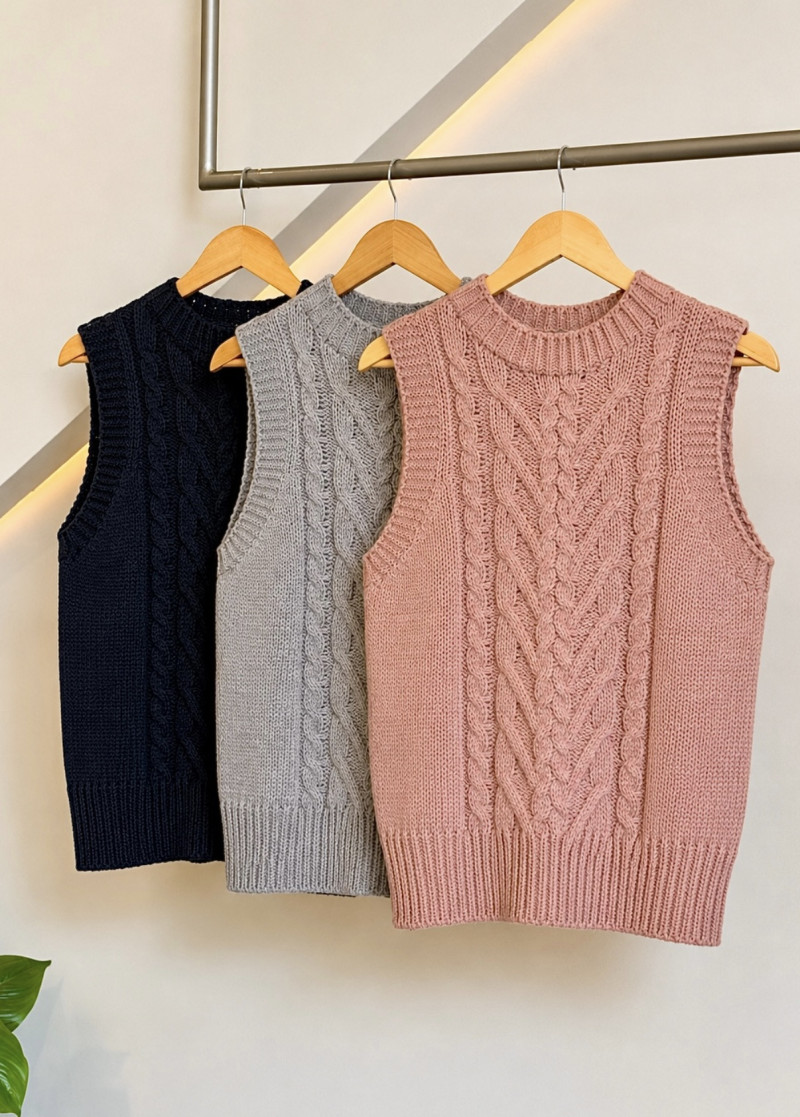 Blusa Colete Tricot Rebeca