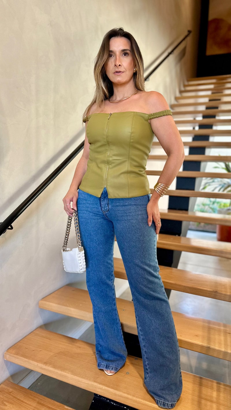 Calça Jeans Reta Isadora