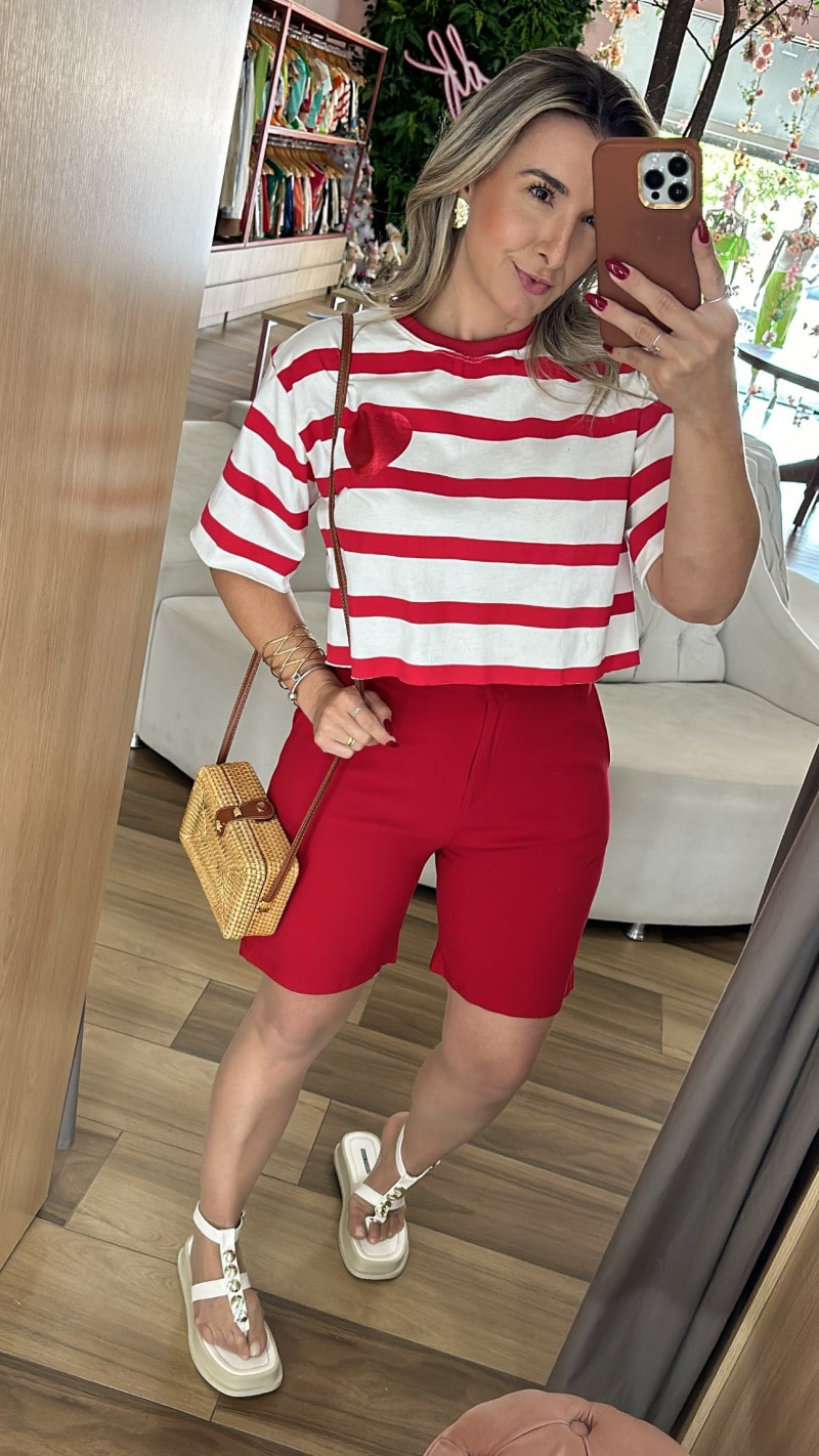 Tee Cropped Heart
