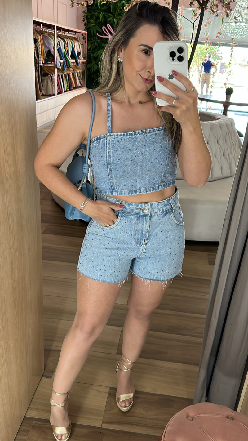 Short Brilho Ju