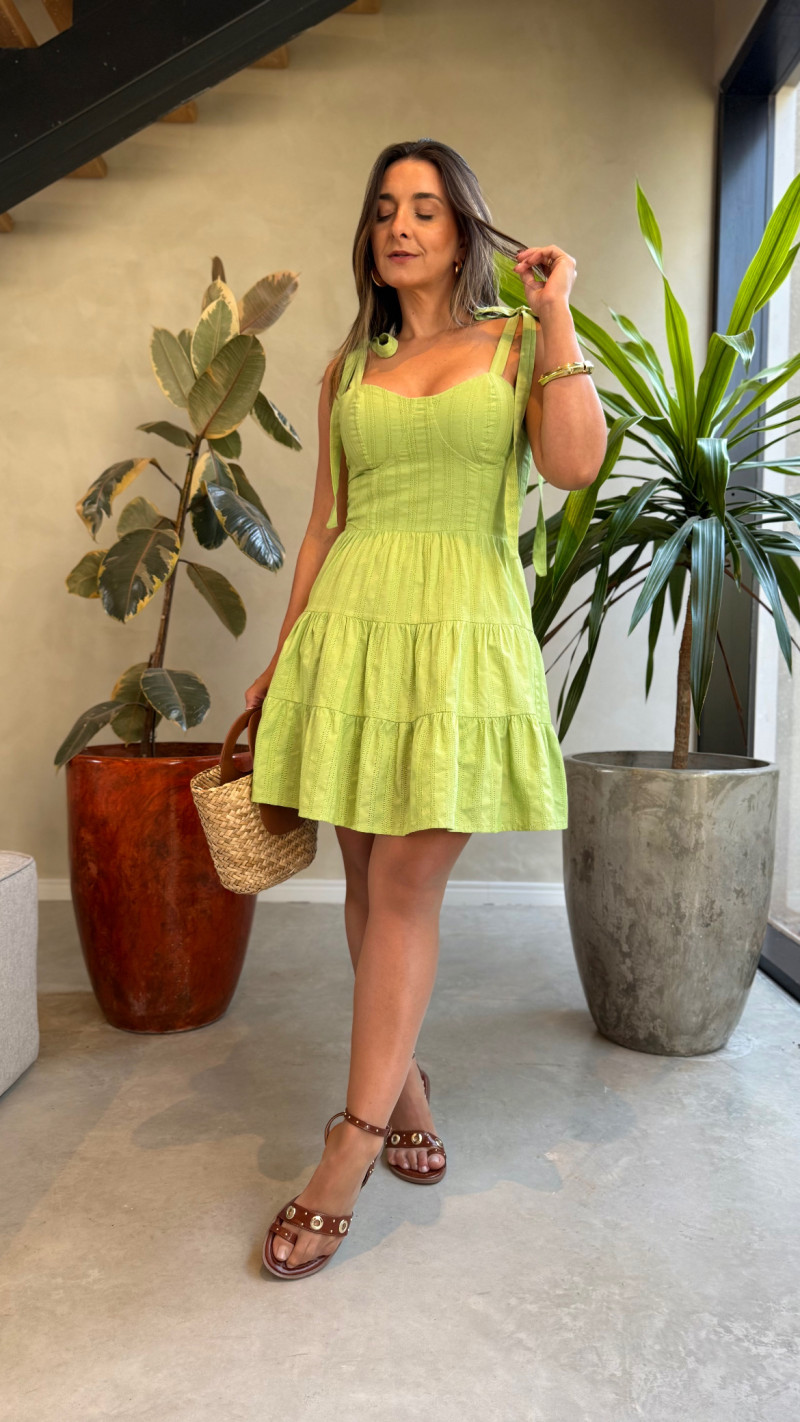 Vestido Alcinha Amarração Livia