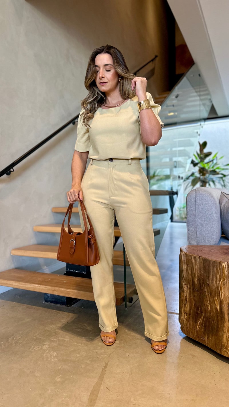 Conjunto Blusa E Calça Emily