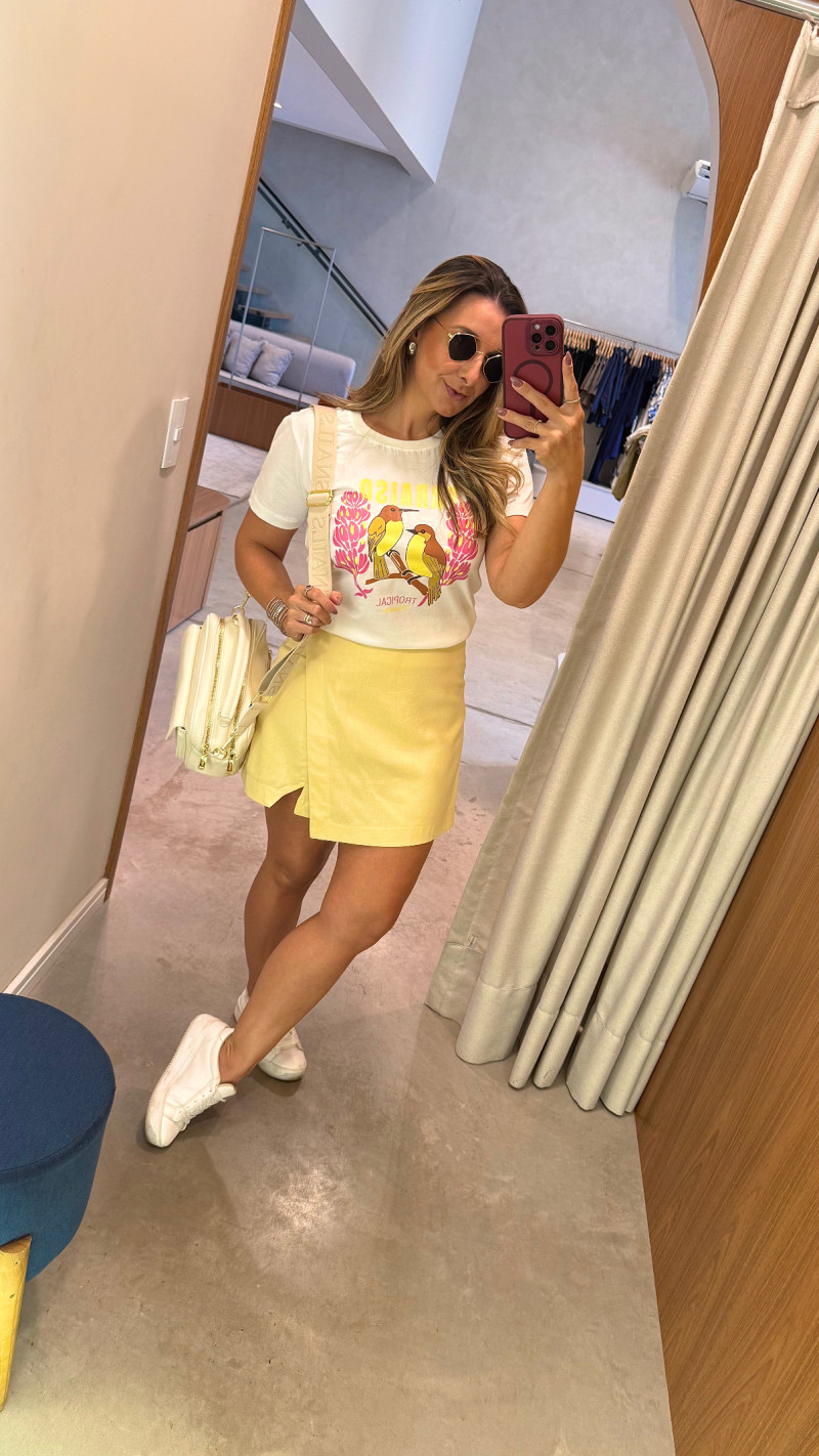 Shortsaia Linho Gislaine