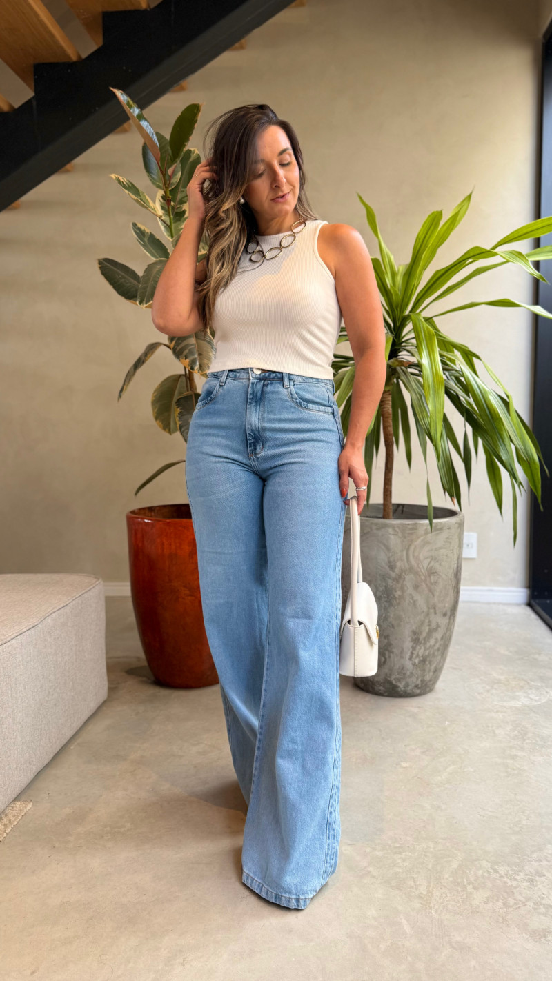 Cropped Canelado Vanessa