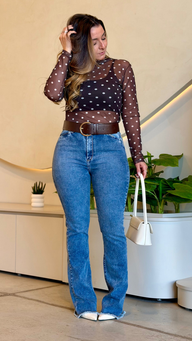 Calça Jeans Flare Karina