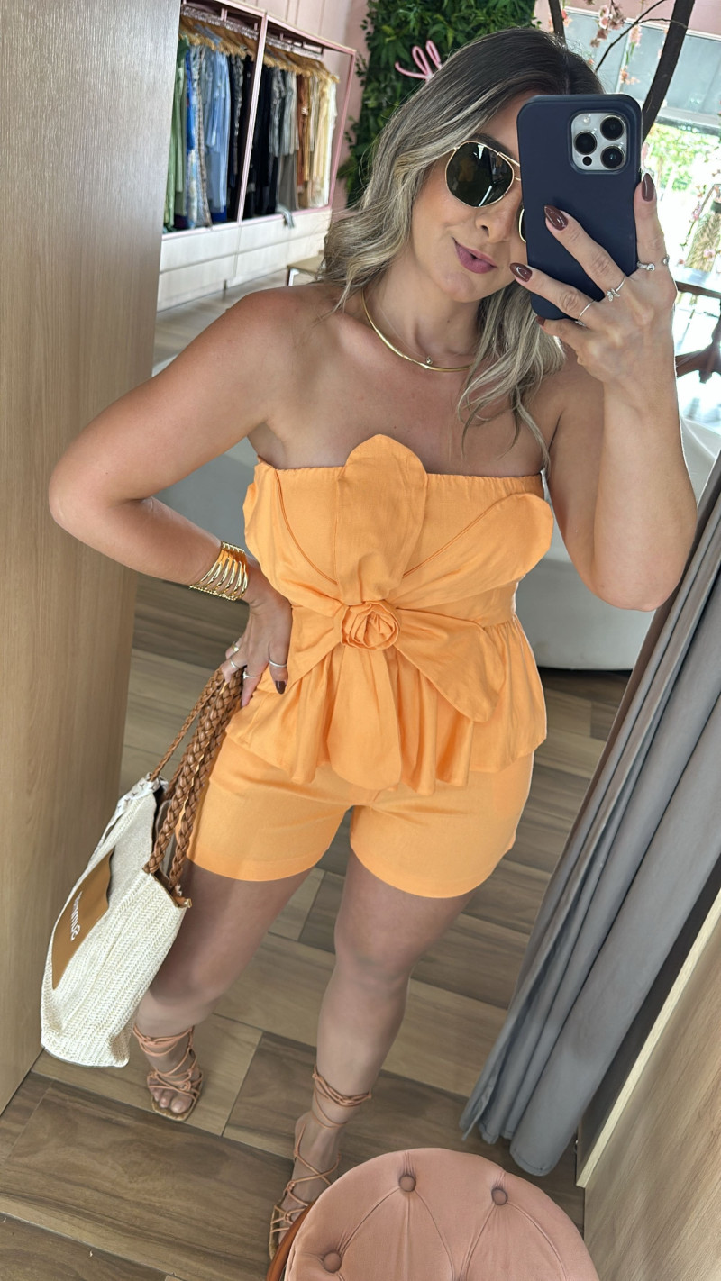 Conjunto Short E Blusa Tomara Que Caia Marifer