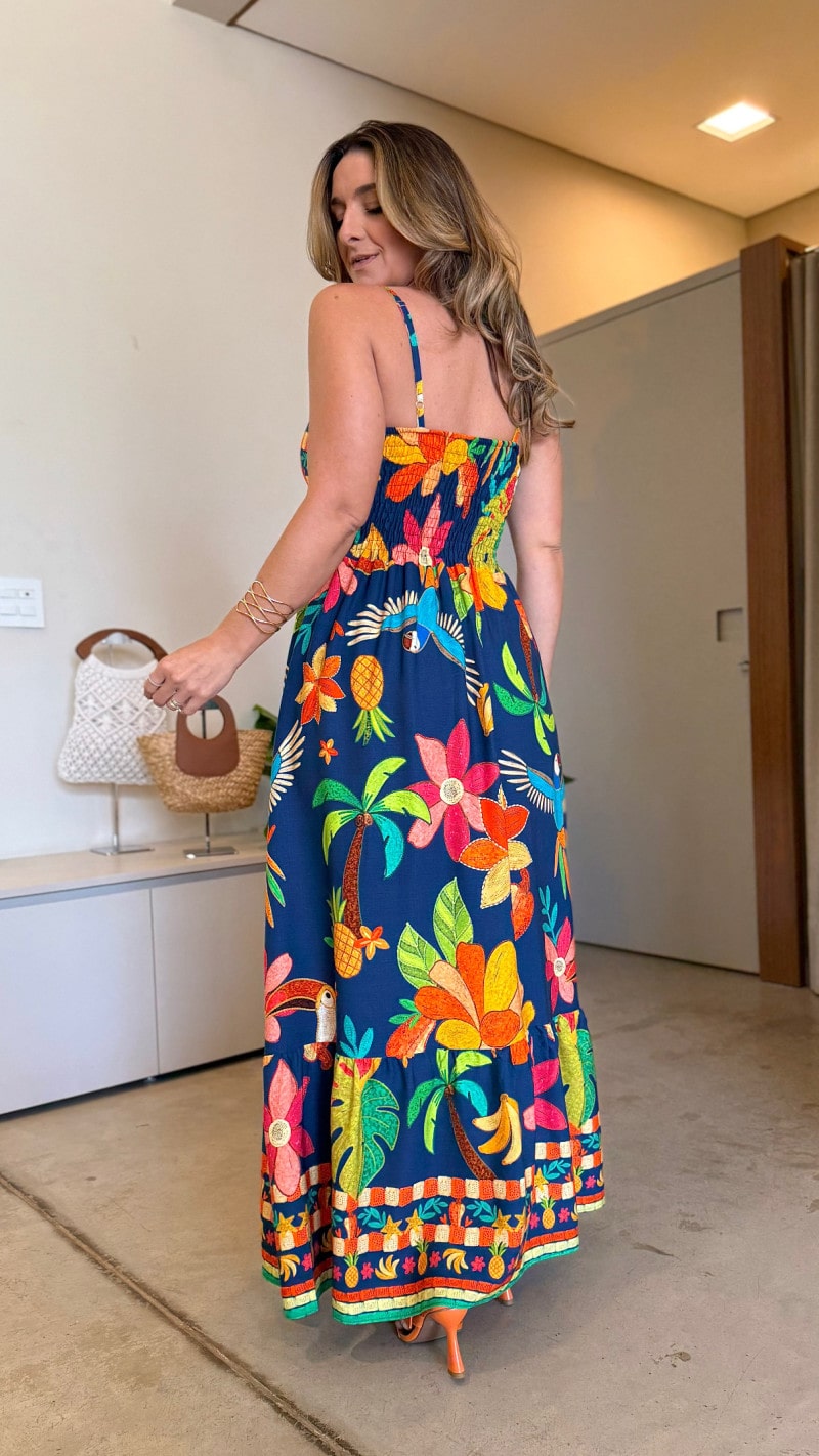 Vestido Longo Alcinha Babi
