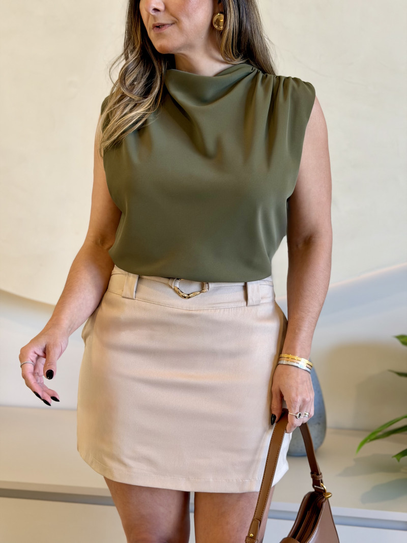 Blusa Crepe Valesca