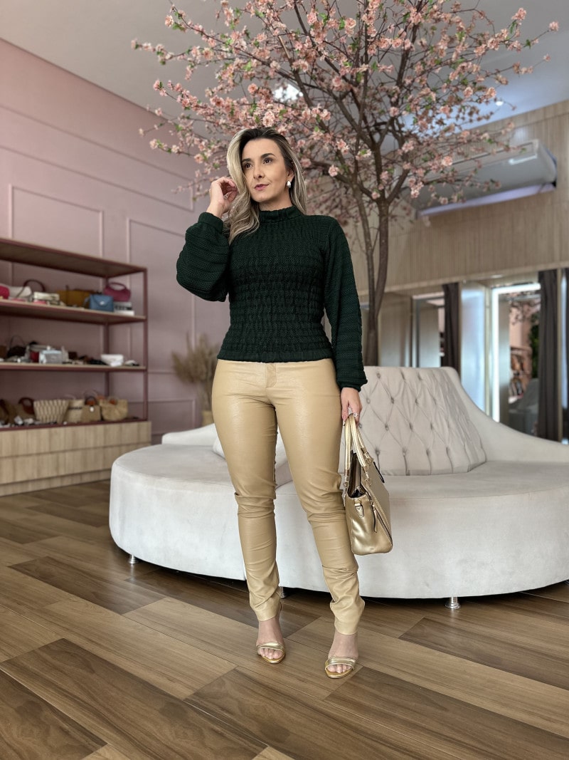 Calça Couro Daia