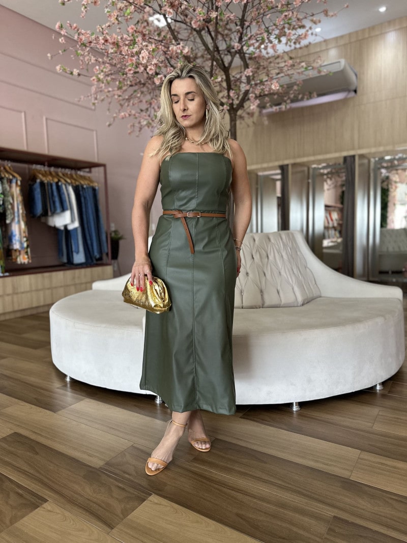 Vestido Couro Ádria