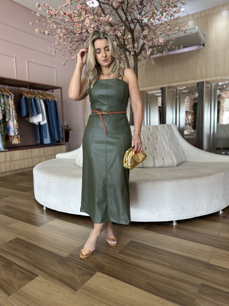Vestido Couro Ádria