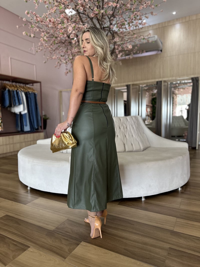 Vestido Couro Ádria