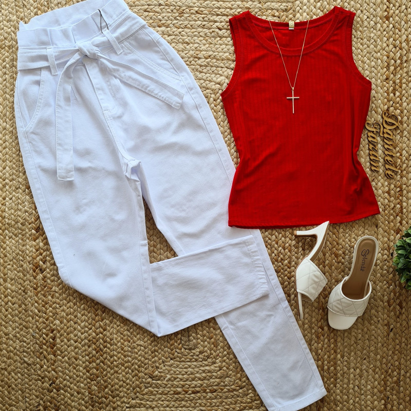 Calça Clochard Branca