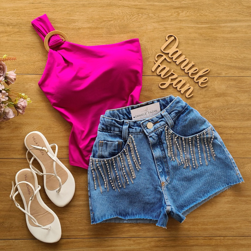 Short Jeans Esmeralda - Shorts | Daniele Fazan