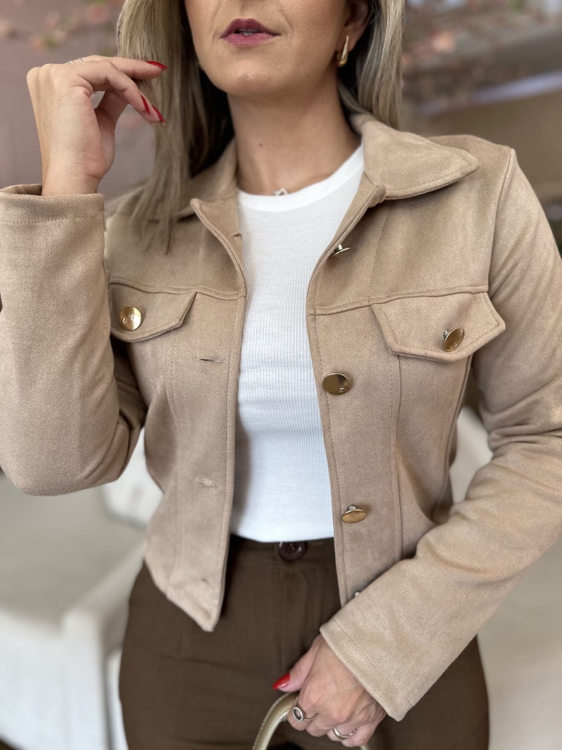Jaqueta Suede Fer