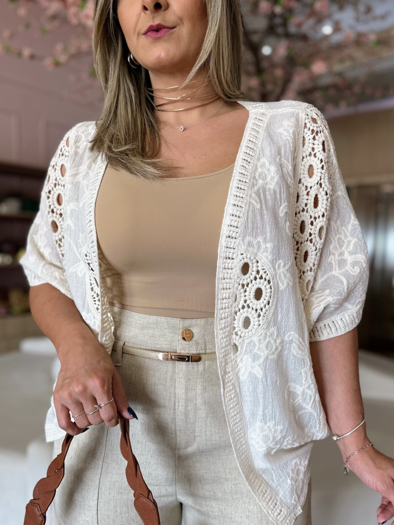 Kimono Bordado Drica