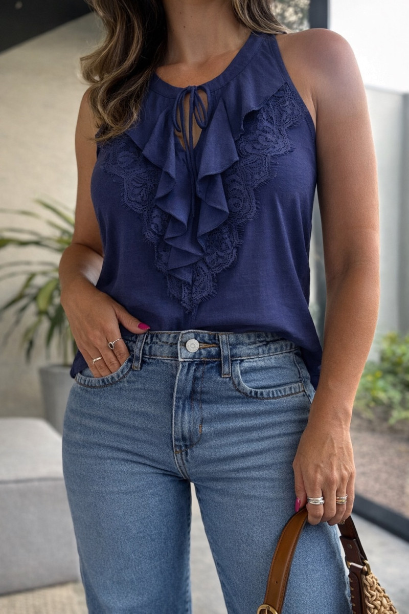 Blusa Detalhe Babados Leticia