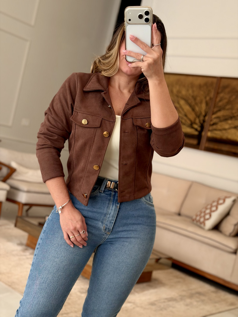 Jaqueta Suede Fer