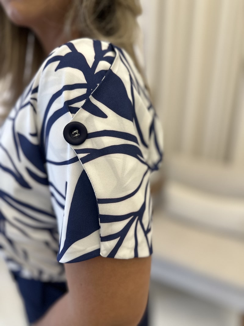 Conjunto Blusa E Calça Com Cinto Mari