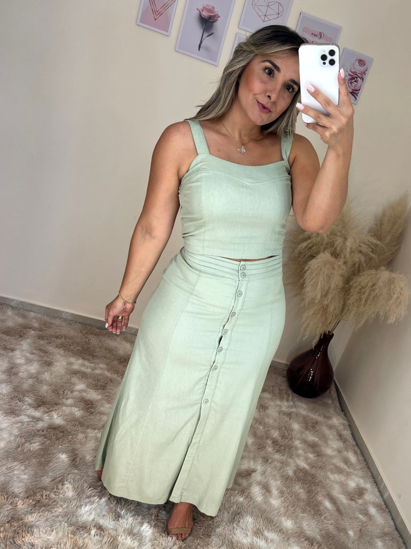 Conjunto Saia Midi