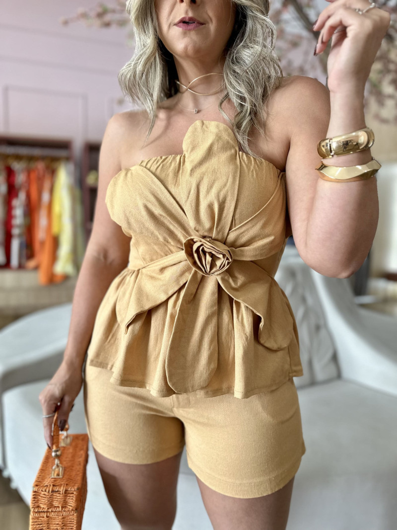 Conjunto Short E Blusa Tomara Que Caia Marifer