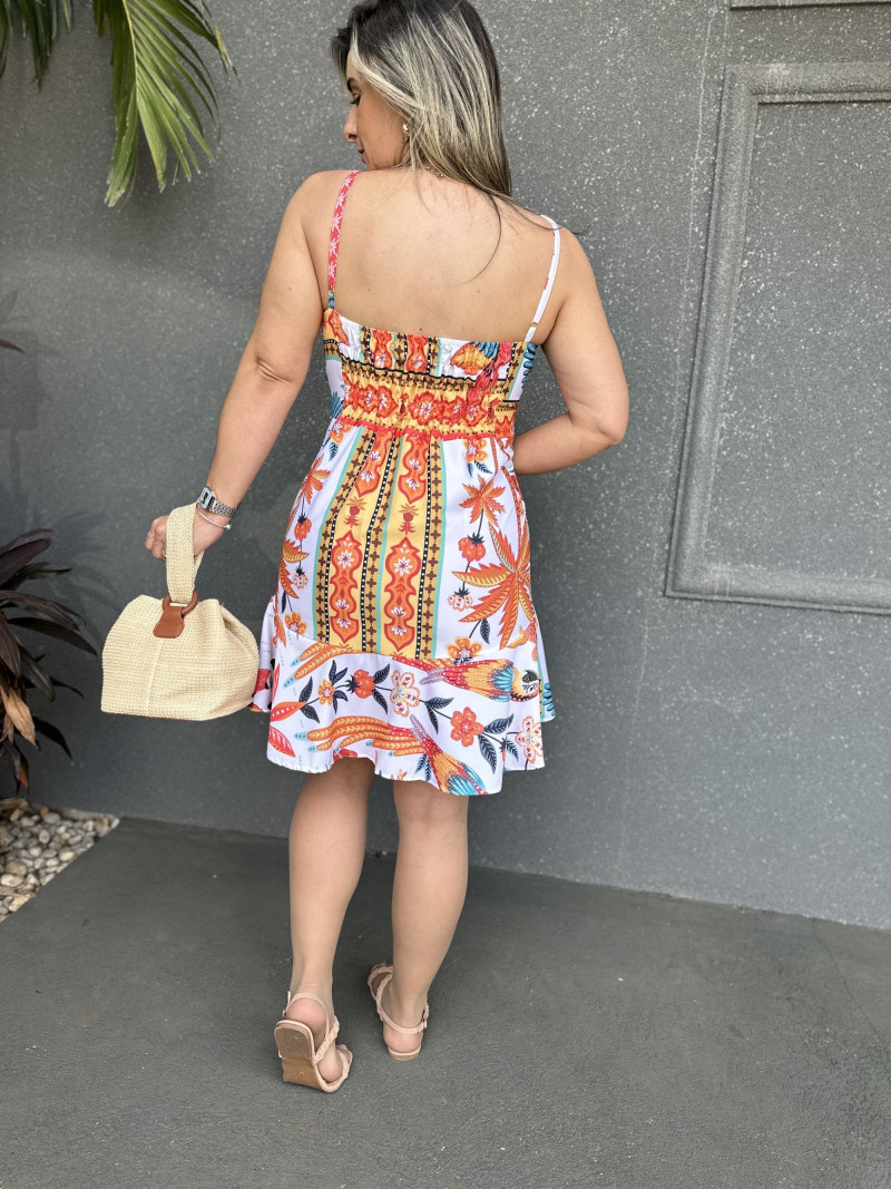 Vestido midi lenco lara top