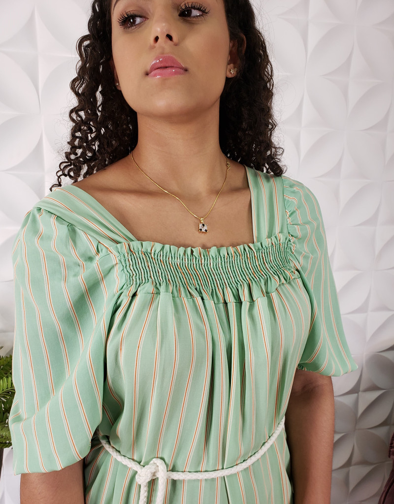 VESTIDO CAMISERO ESTAMPADO - Azul | ZARA España