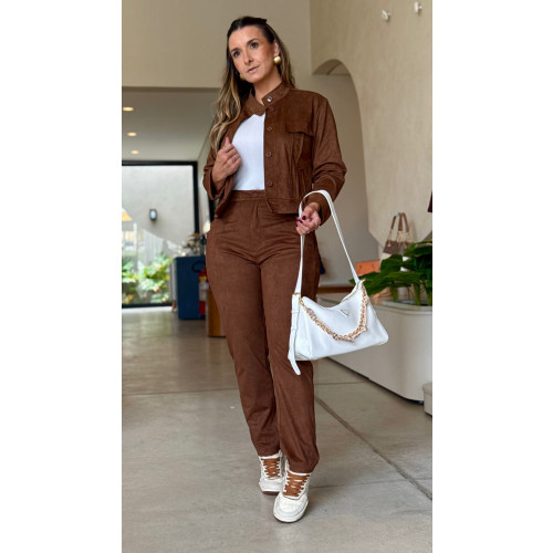 Conjunto Jaqueta E Calça Emili