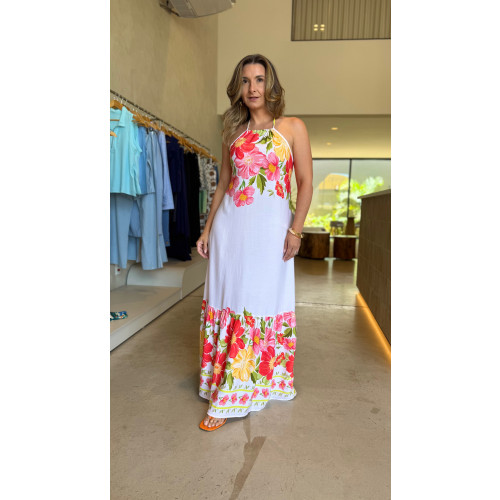 Vestido Longo Frente Única Vivi