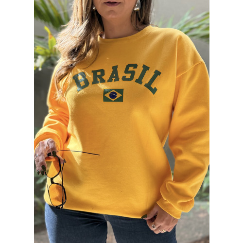 Blusa Moletom Brasil
