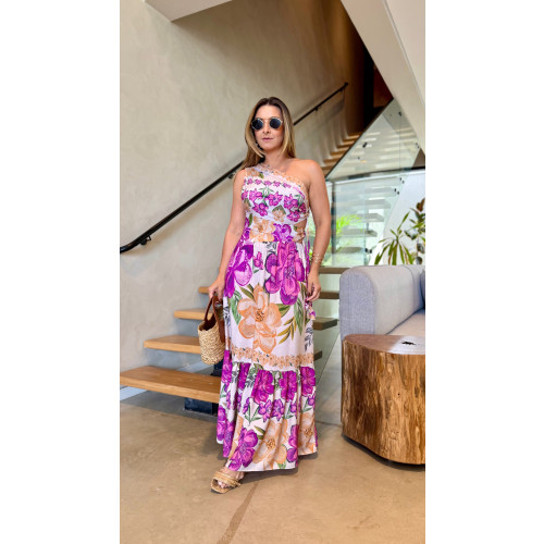 Vestido Longo Nula Manga Teresa