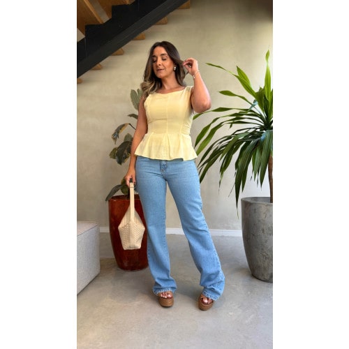 Calça Jeans Reta Cecilia